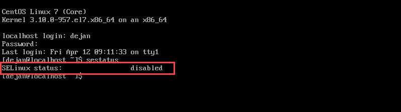 CentOS 7关闭SELinux命令